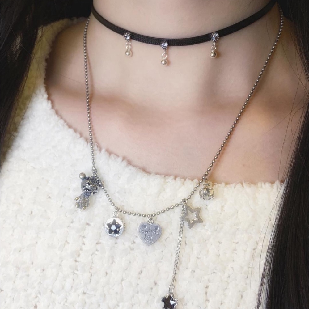 “I love you for you” necklace